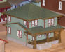 Download the .stl file and 3D Print your own The Americus House HO scale model for your model train set.